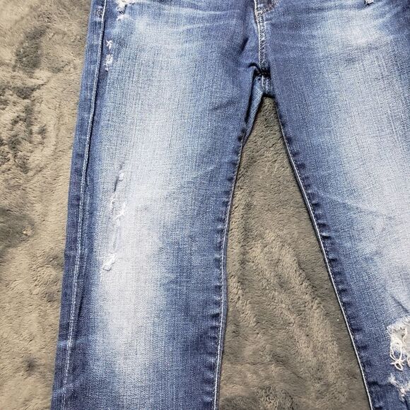 AG Adriano Goldschmied Prima Roll Up Cigarette Roll Up Jeans 27R - Picture 13 of 15